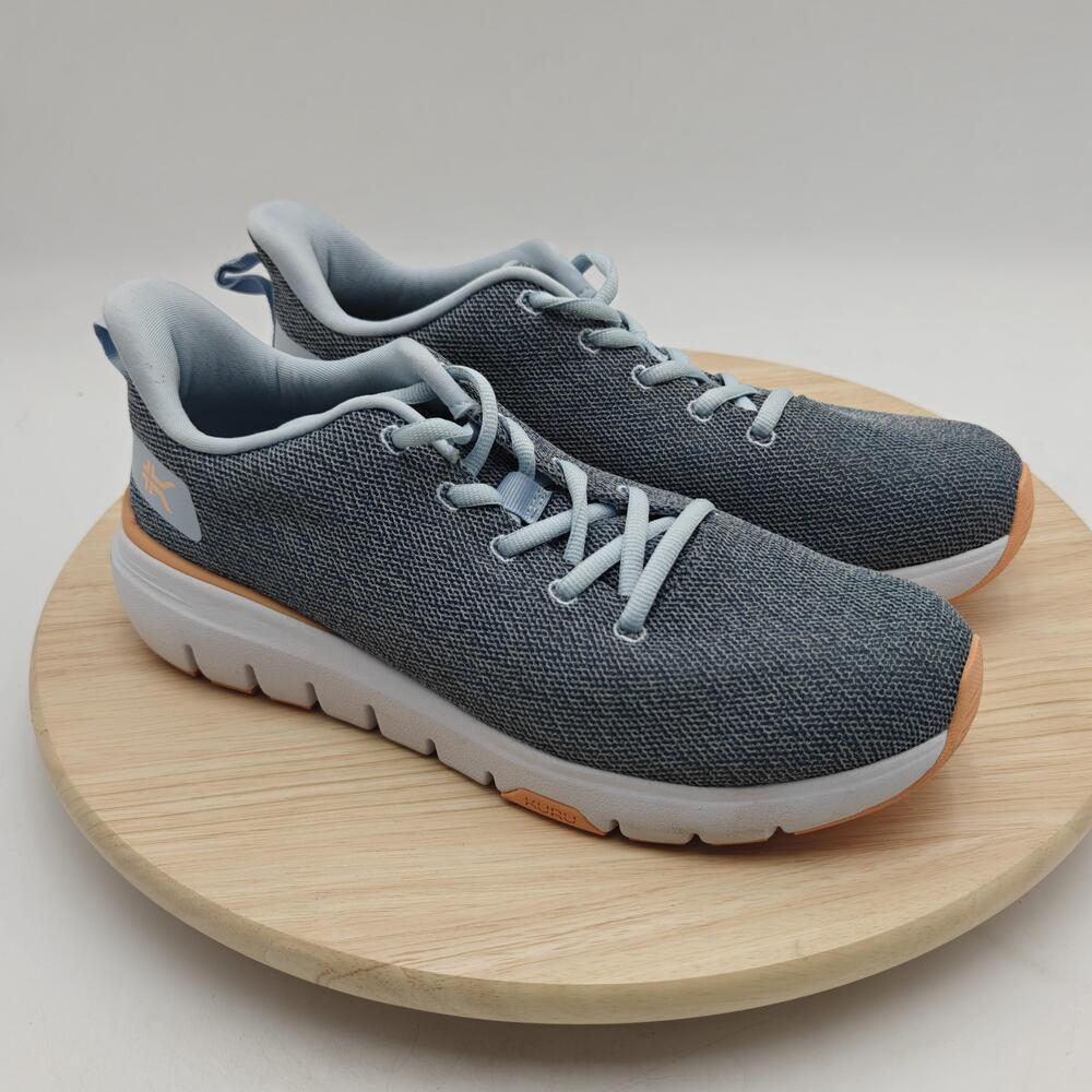 KURU Shoes Womens Size 9.5 Blue Mesh Walking Sneaker Lightweight Athletic